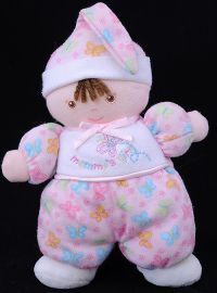 Carters Prestige MOMMY'S GIRL Butterfly Doll Lovey Plush Rattle